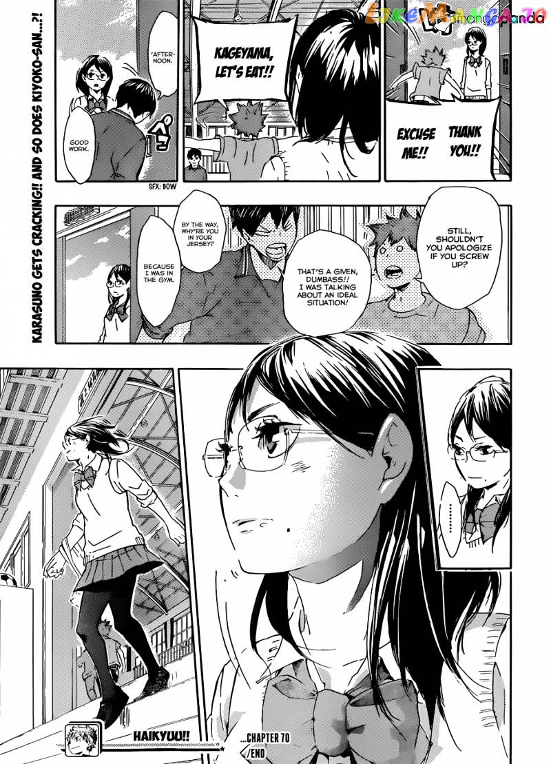 Haikyuu!!, Chapter 70 image 20